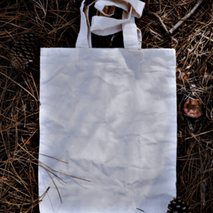 Tote bag with custom message